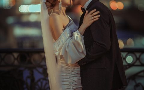 欧美午夜浪漫婚纱摄影图片